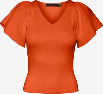 Pullover 'GINNY' di VERO MODA in arancione: frontale