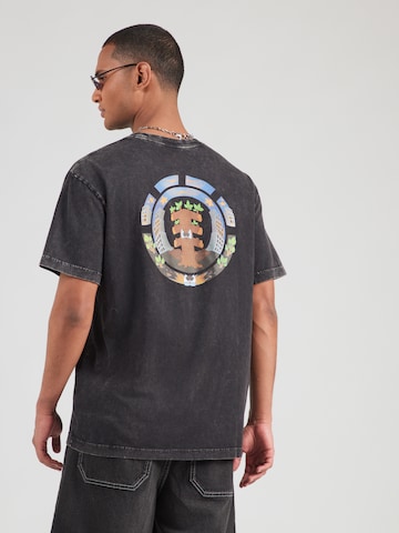 Maglietta 'EAXE RIPPLE' di ELEMENT in nero: frontale