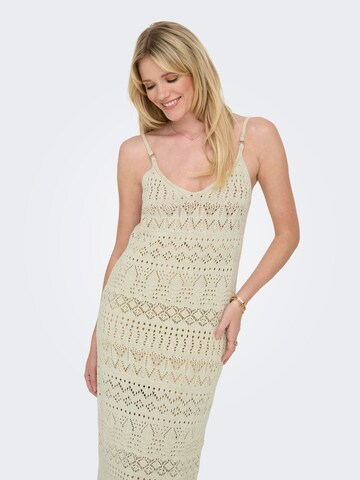 ONLY Gebreide jurk 'ONLAvina' in Beige