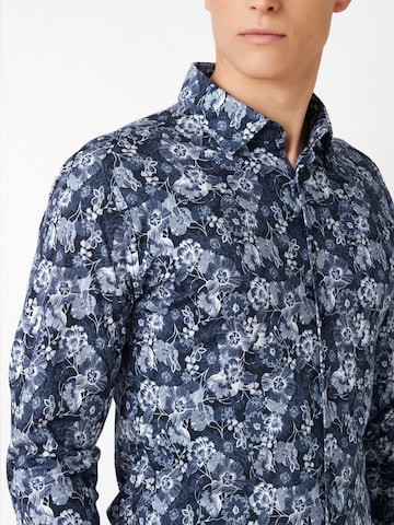 Coupe slim Chemise business DESOTO en bleu