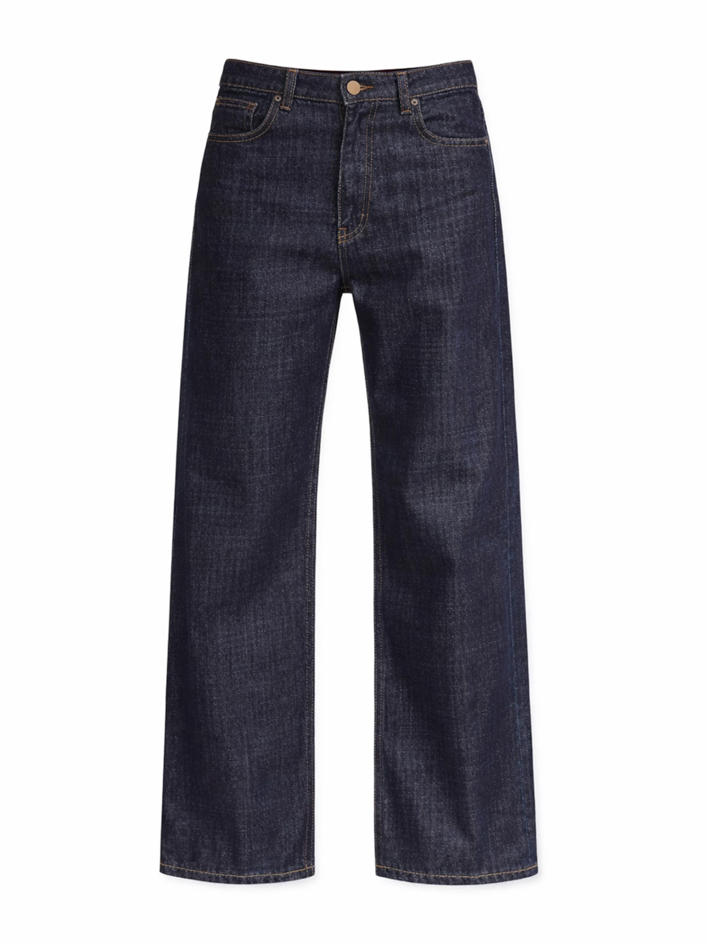 IT'S BASIC Regular Jeans 'Straight Mid Rise Jeans' in Blue: front
