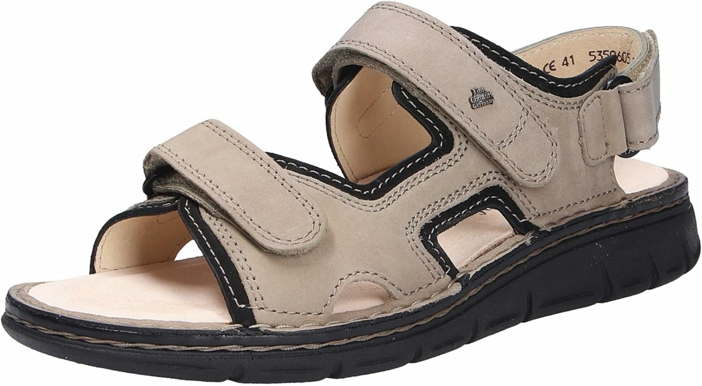 Finn Comfort Sandale 'WANAKA' in Beige: Vorderseite