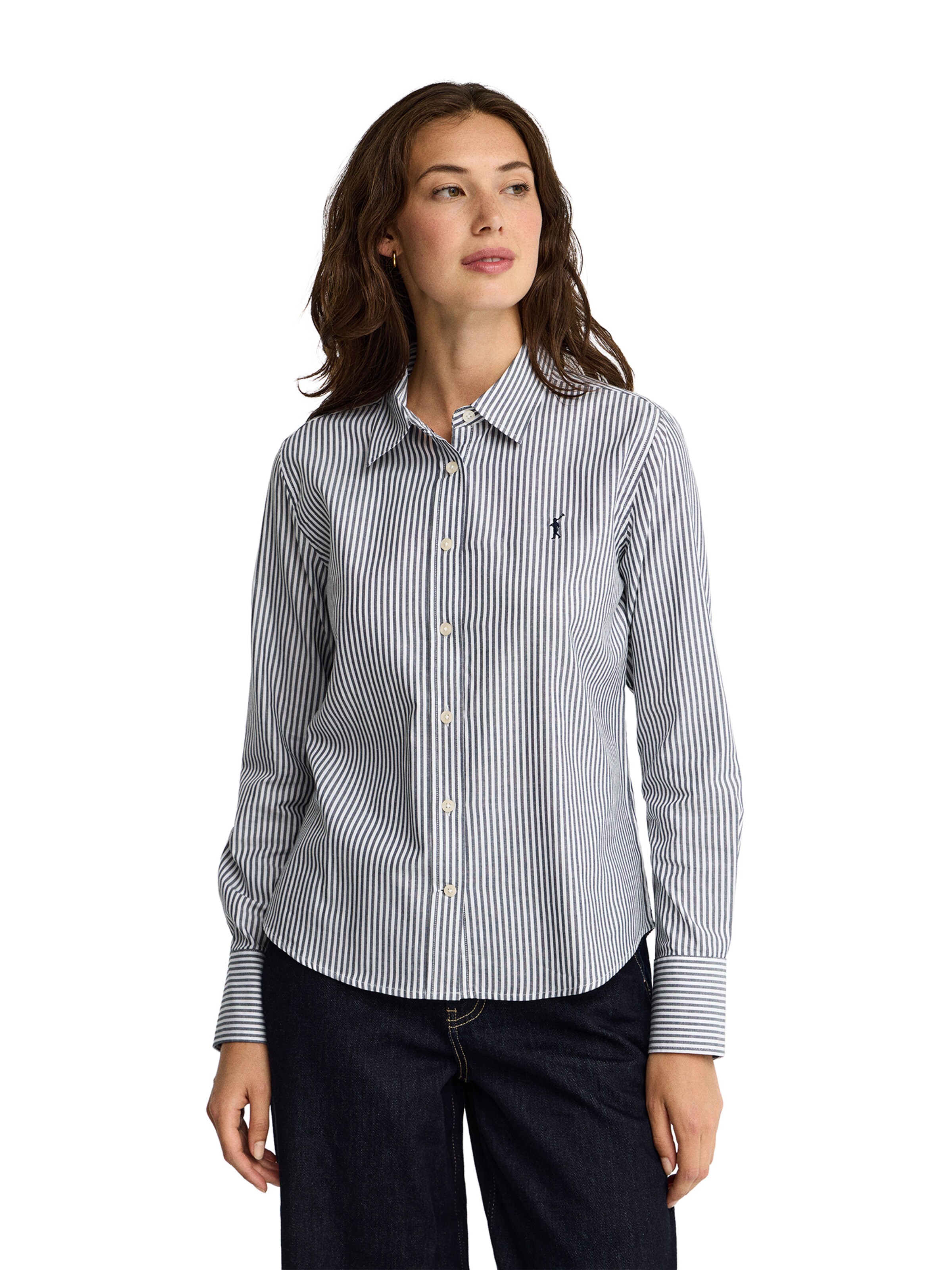 Polo Club Bluse in Blau: Vorderseite