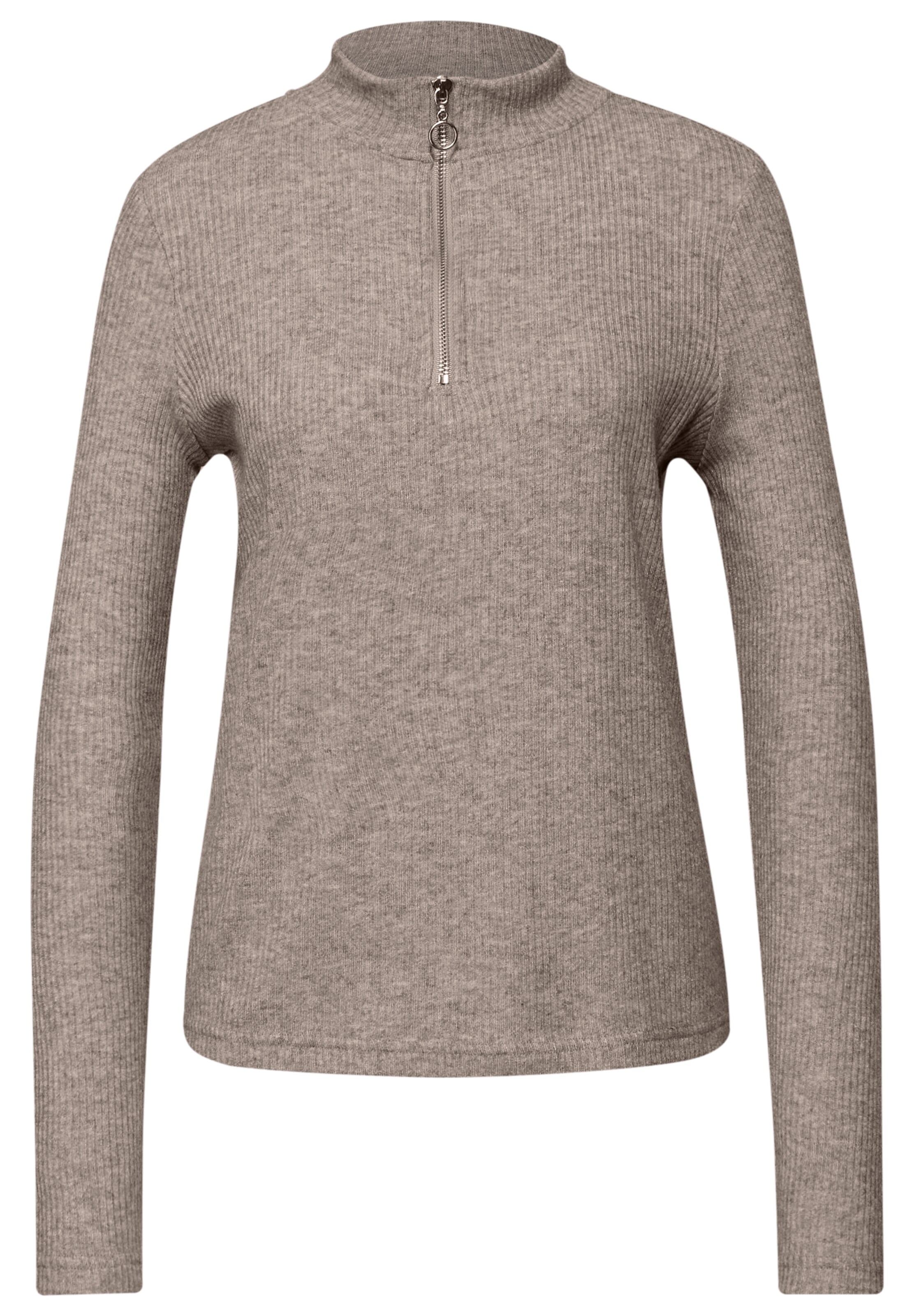 STREET ONE Shirt in Braun: Vorderseite