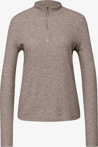 STREET ONE Shirt in Brown: front