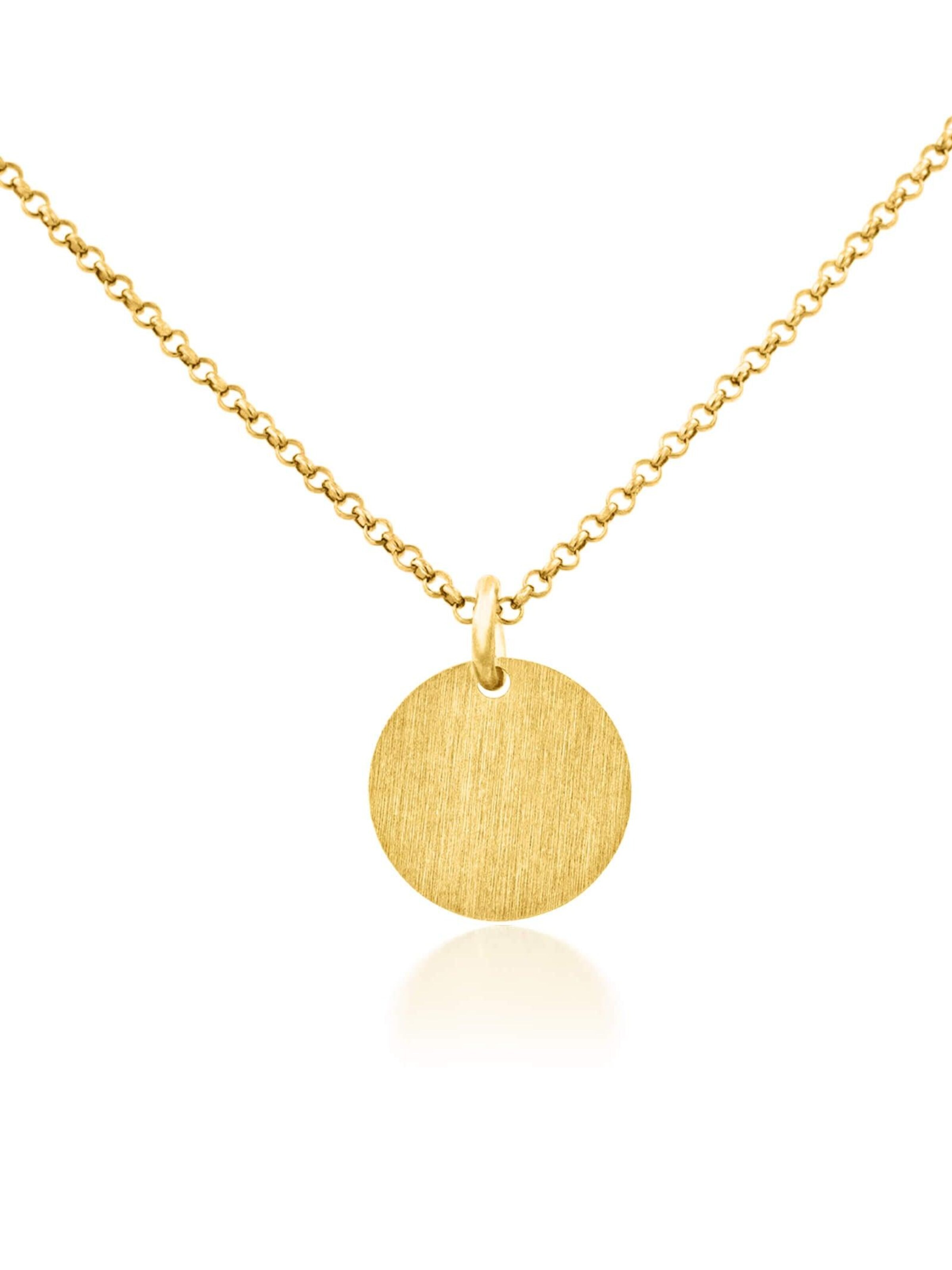 modabilé Necklace 'CIRCLE' in Yellow