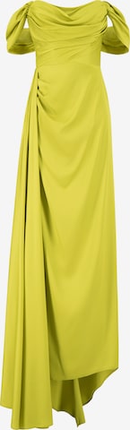 Prestije Evening Dress in Yellow: front