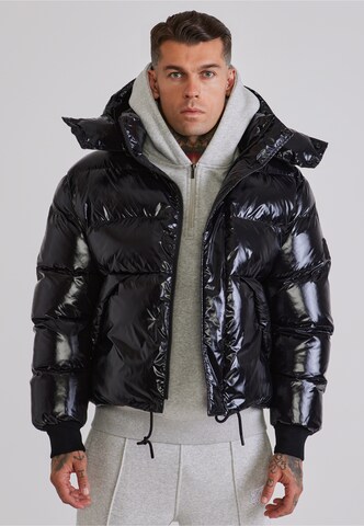 SikSilk Jacke in Schwarz: Vorderseite