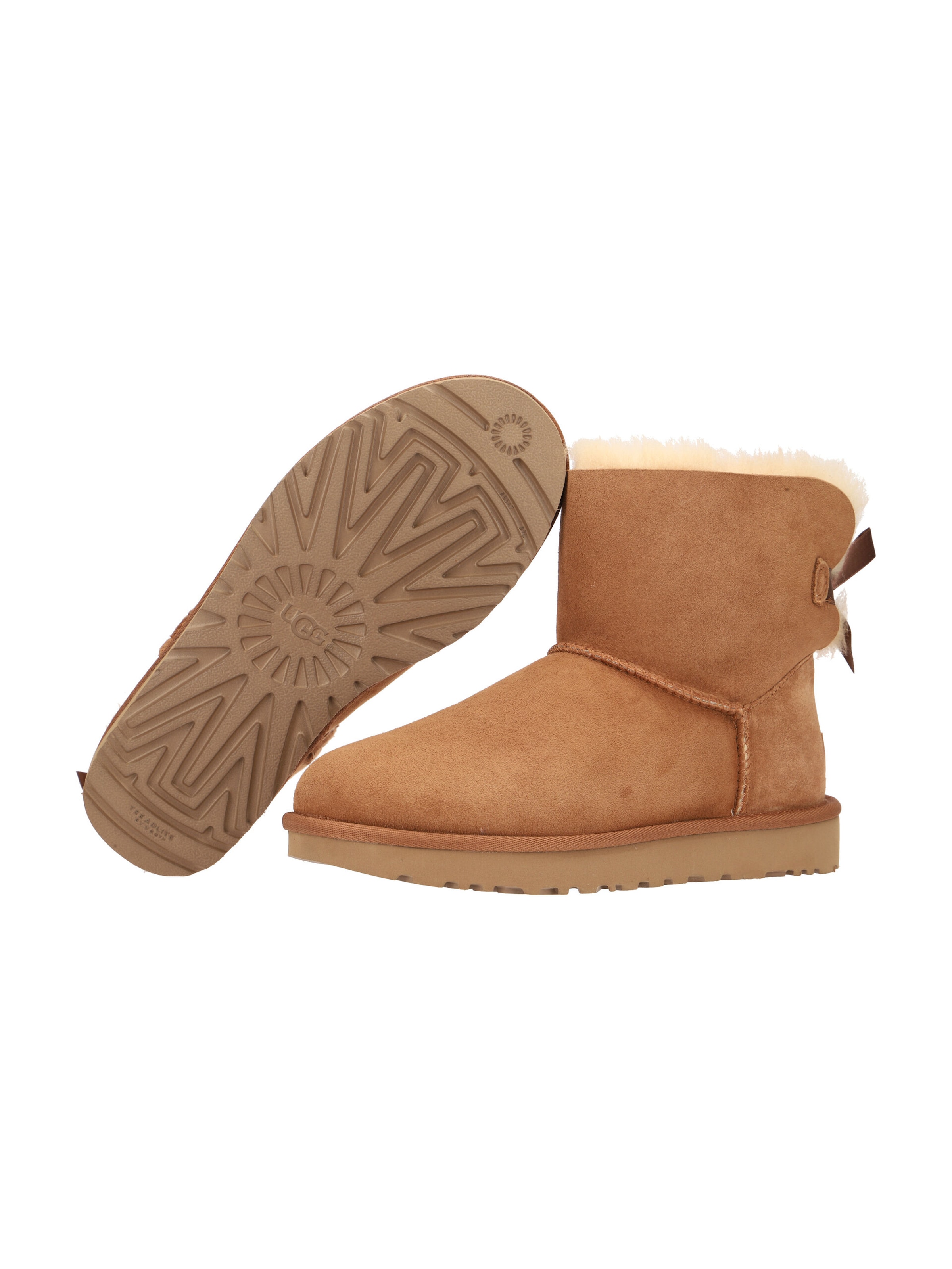 UGG Boots 'UGG Stiefel hellbraun Mini Bailey Bow II' in Braun