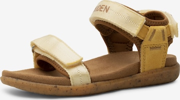 WODEN Kids Sandalen 'Cirkeline' in Geel: voorkant