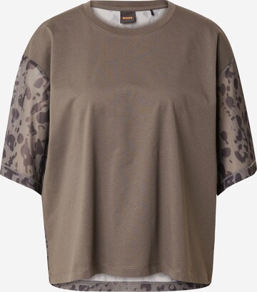 BOSS - Camiseta 'Eburda' en gris: frente