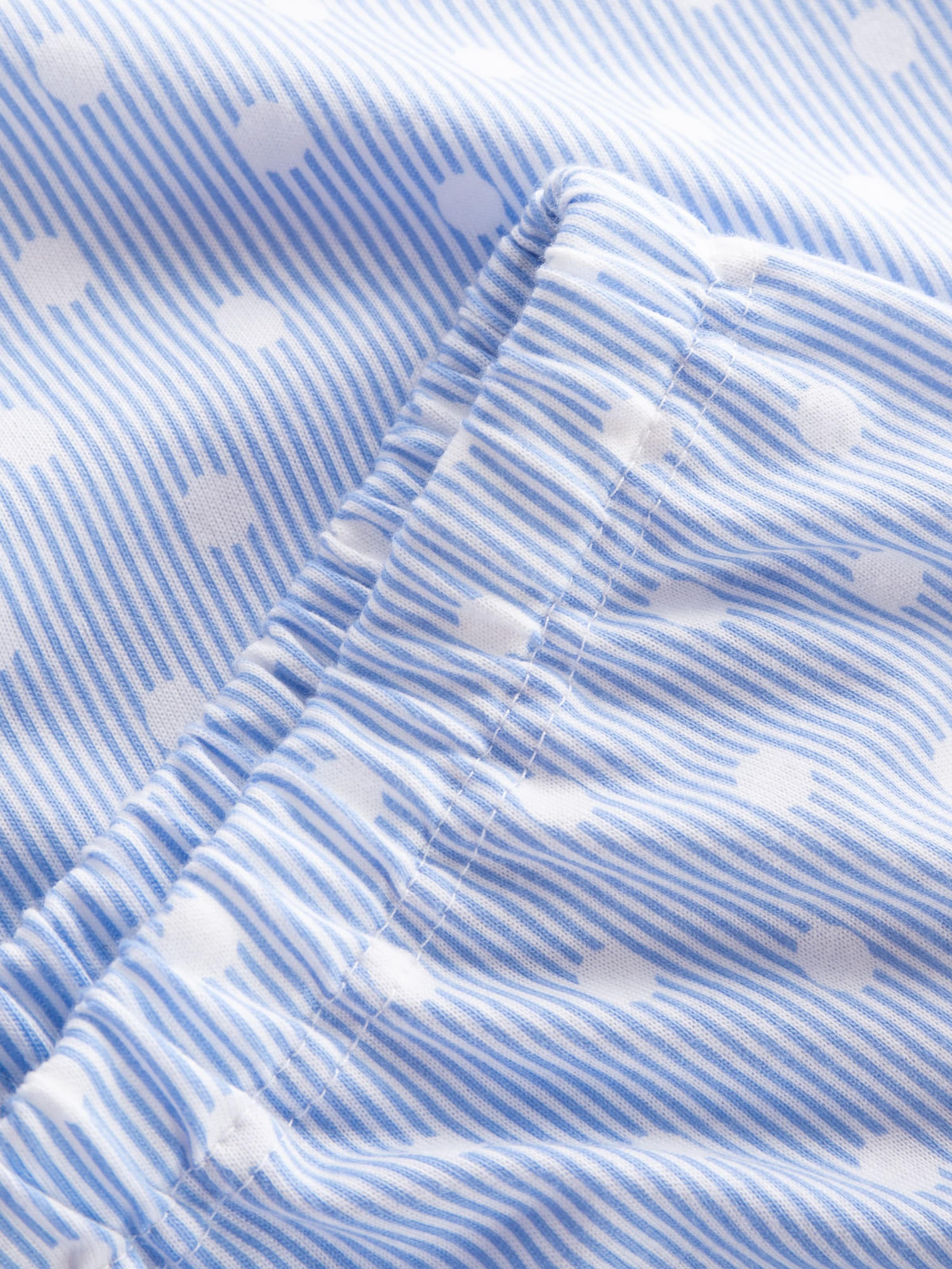 Rösch Pajama ' Mustermix ' in Blue