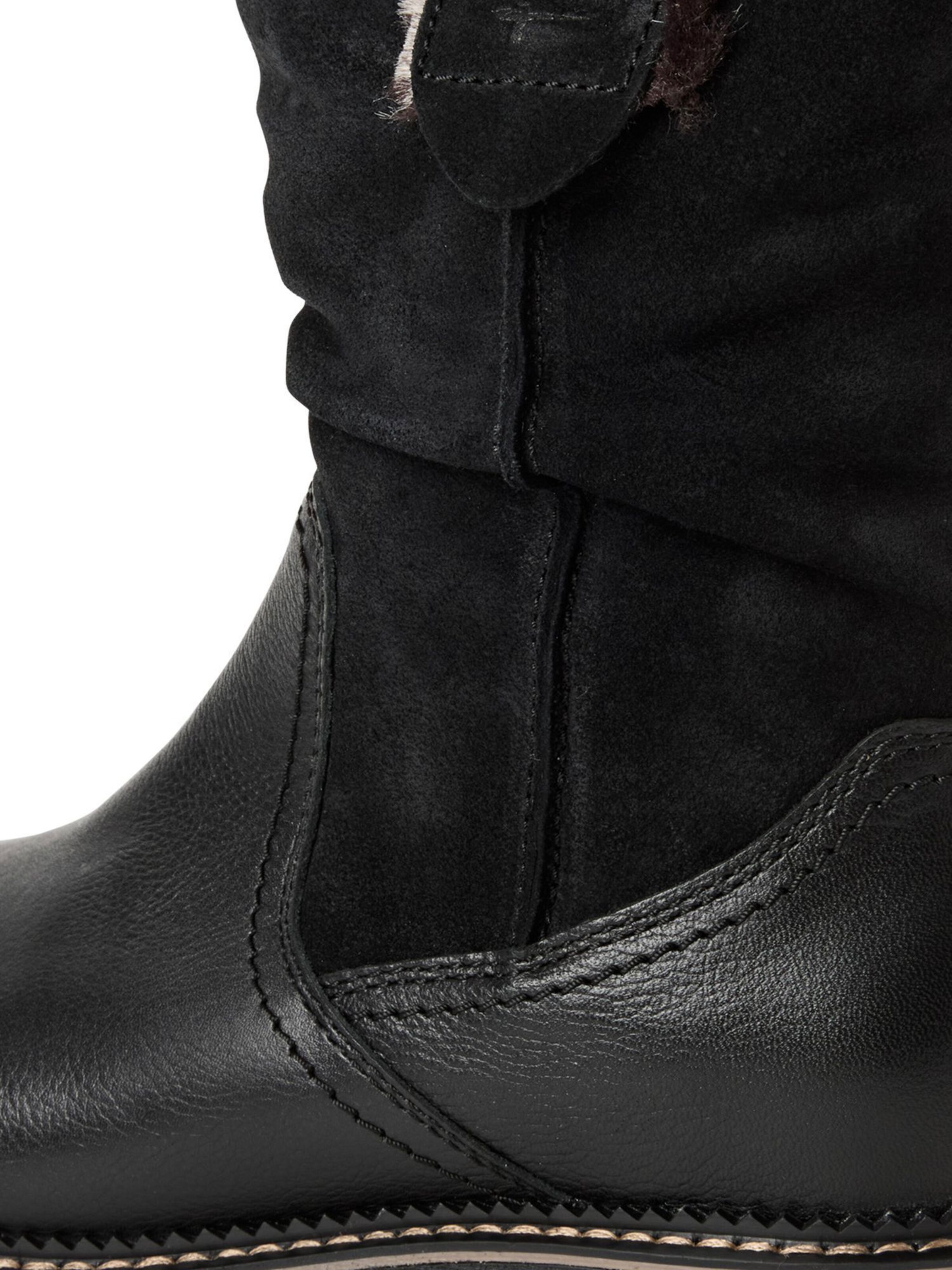 Botine de la Tamaris pe negru