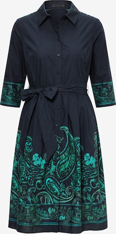 Ulla Popken Blousejurk in Blauw: voorkant