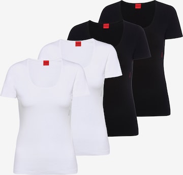 Maglietta di HUGO in nero: frontale