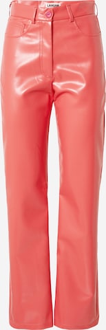 Laagam Regular Pants 'Spike' in Orange: front