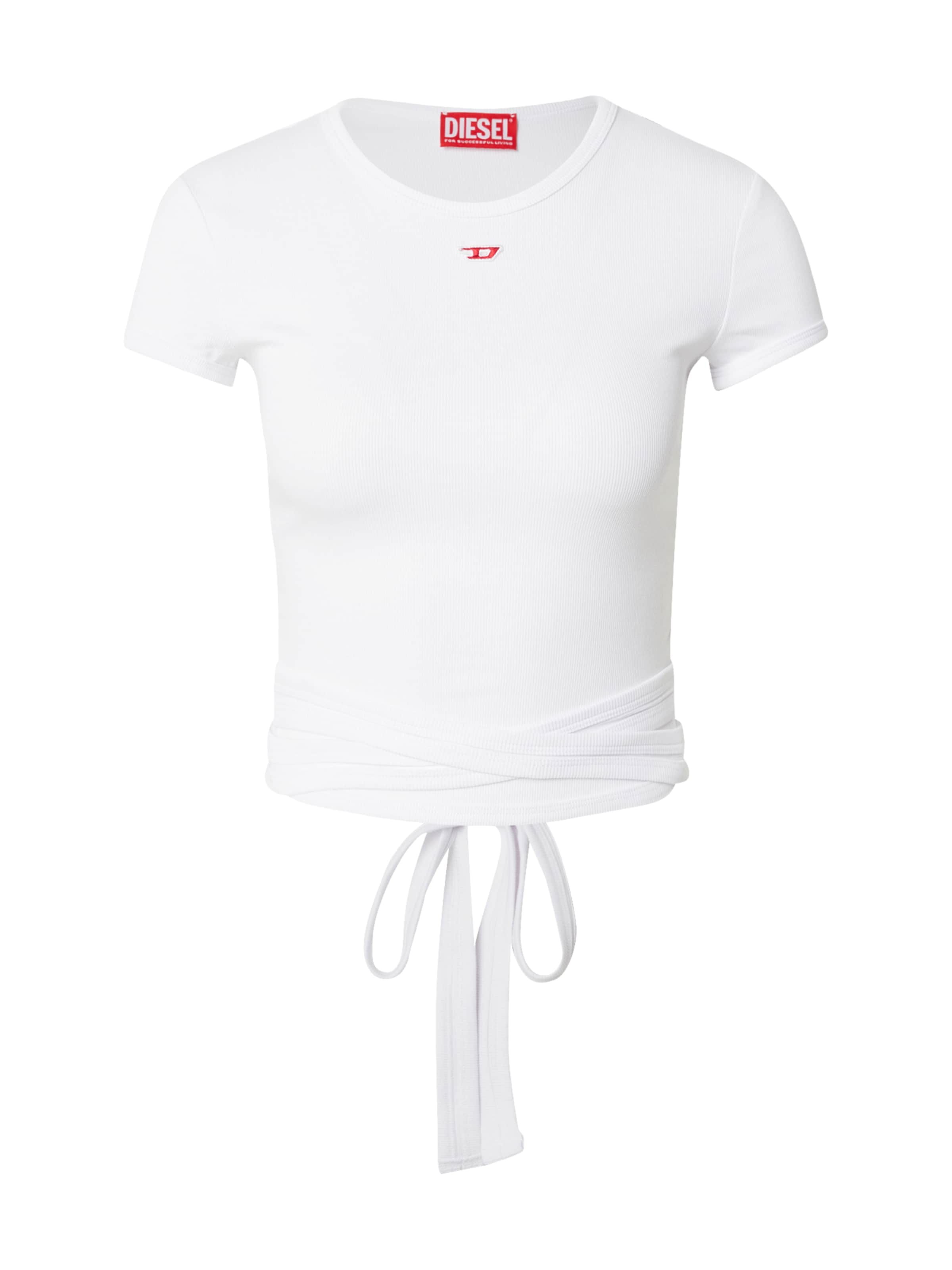 DIESEL Μπλουζάκι 'BUNNY' σε κόκκινο / λευκό, Άποψη προϊόντος