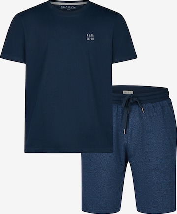 Pyjama court 'Essential' Phil & Co. Berlin en bleu : devant