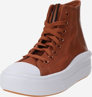 CONVERSE Hög sneaker 'Chuck Taylor All Star Move' i brun: framsida