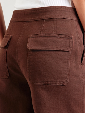 Calvin Klein Jeans Wide leg Byxa i brun