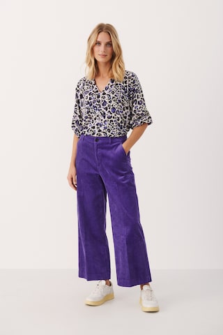 Wide Leg Pantalon à plis 'Kirse' Part Two en violet