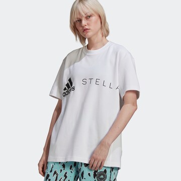 ADIDAS BY STELLA MCCARTNEY Funkční tričko 'Logo' – bílá