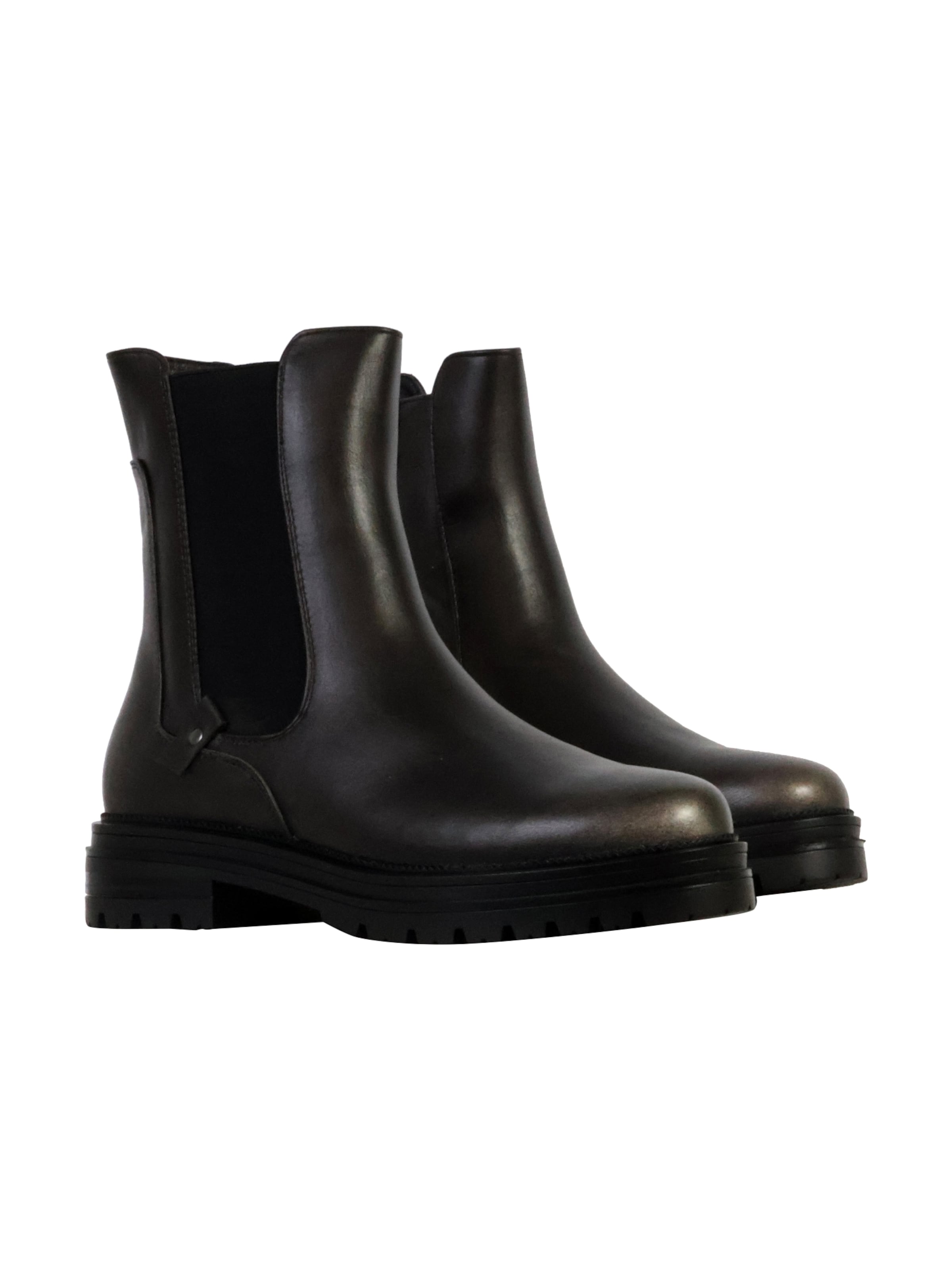 The Divine Factory Ankle Boots 'Stiefeletten mit Reißverschluss'‌‌‌ in Schwarz