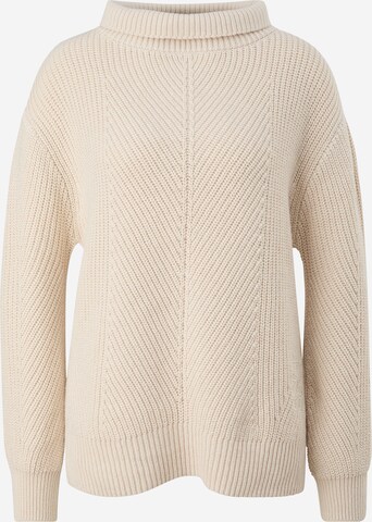 Pull-over comma casual identity en beige : devant