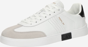 Sneaker bassa di REPLAY in bianco: frontale