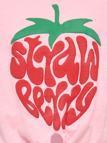 Only Mini T-shirt 'KMGIDA' i rosa