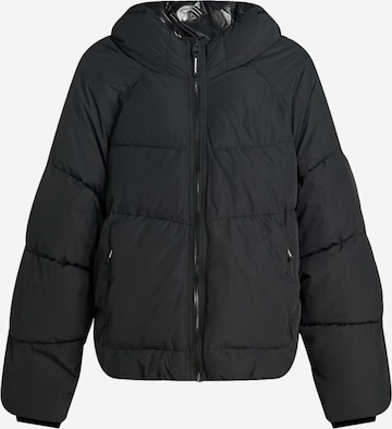 Veste mi-saison Bershka en noir : devant