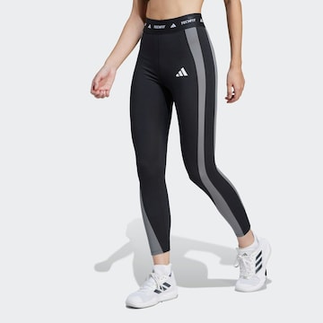 Skinny Pantaloni sportivi di ADIDAS PERFORMANCE in nero: frontale