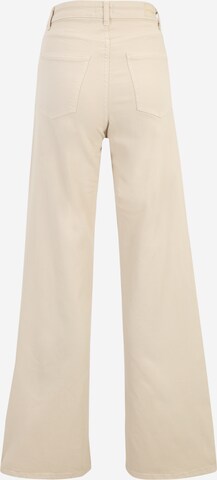 Only Tall Wide Leg Jeans 'HOPE' in Beige