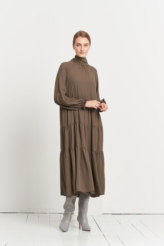 BRUUNS BAZAAR Dress 'Camila Eliza' in Brown