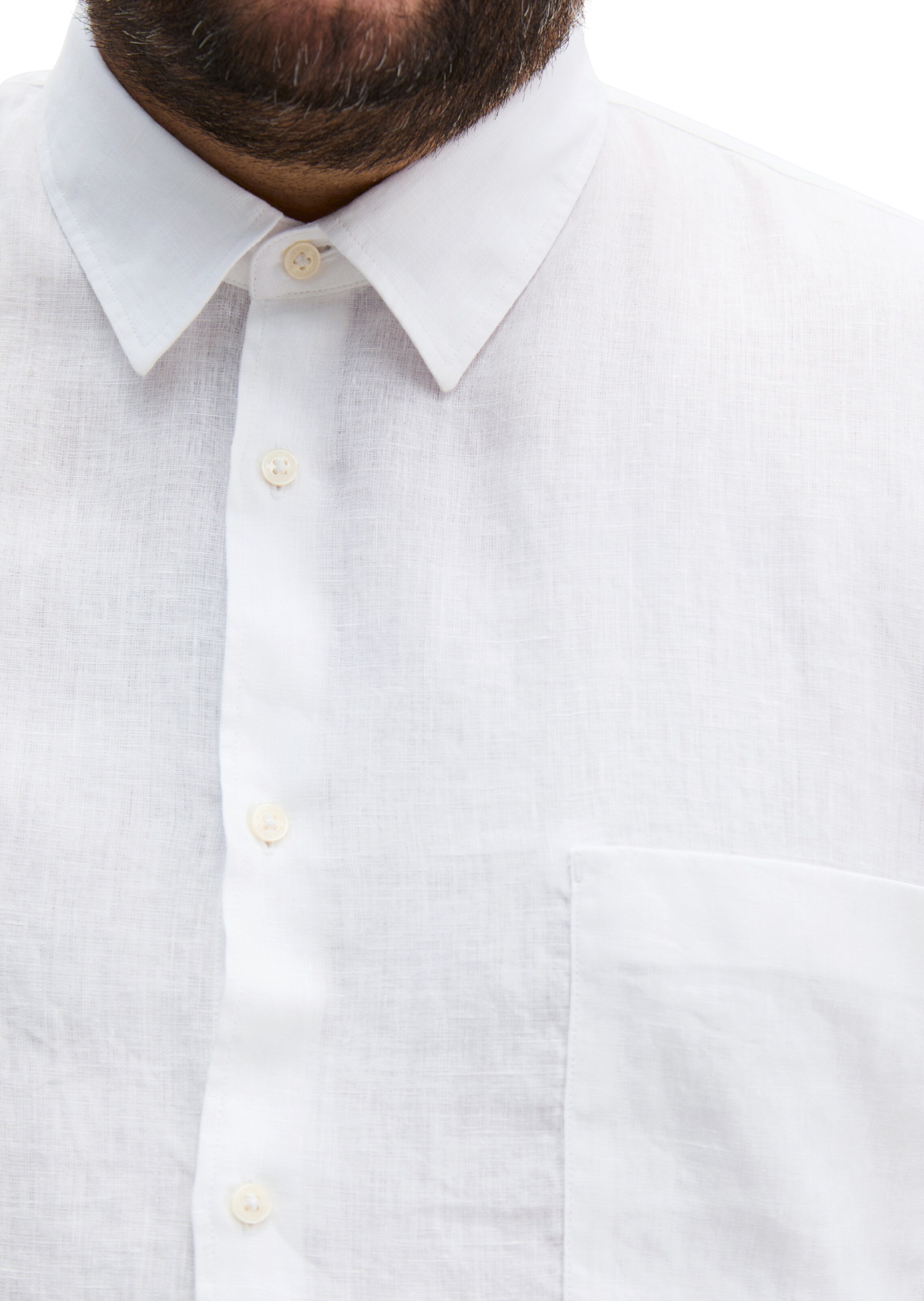 Marc O'Polo Regular Fit Hemd in Weiß