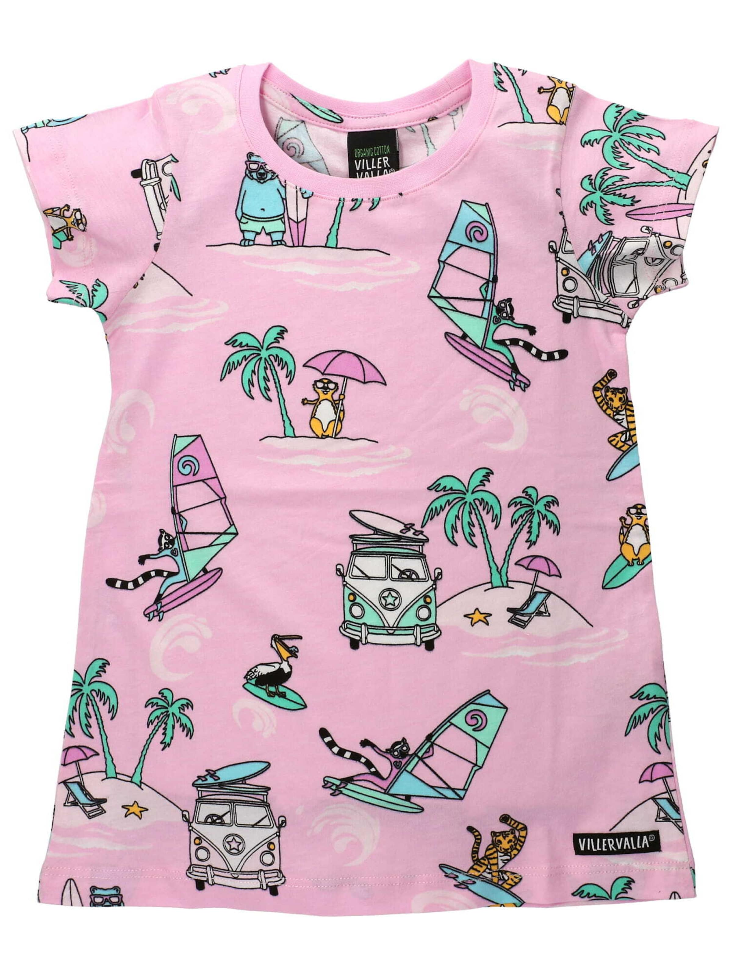 Villervalla Dress in Pink: front