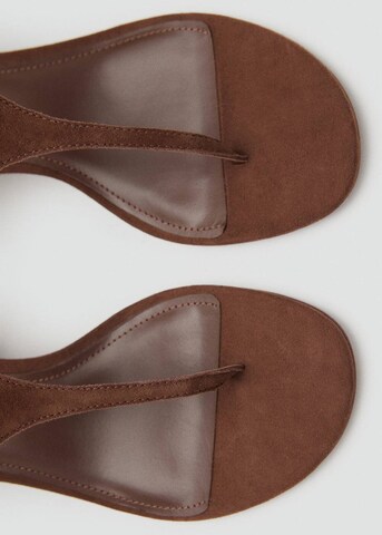 MANGO Zehentrenner 'Jamaica' in Braun