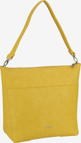 ZWEI Shoulder Bag 'Mademoiselle' in Yellow: front