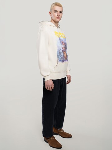 MAD TIGERS Sweatshirt 'Dark Oceans' in Beige