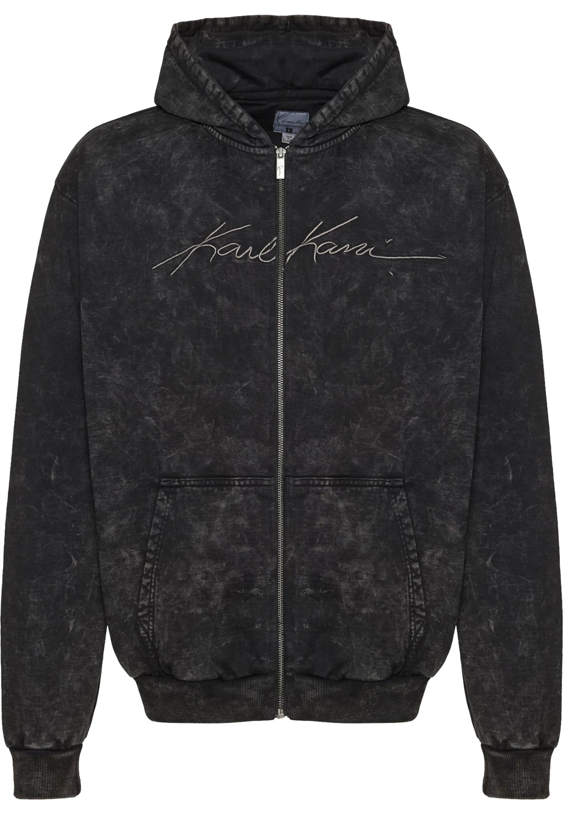 Karl Kani Jopa na zadrgo | črna barva: sprednja stran