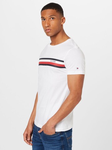 TOMMY HILFIGER T-Shirt in Weiß: Vorderseite