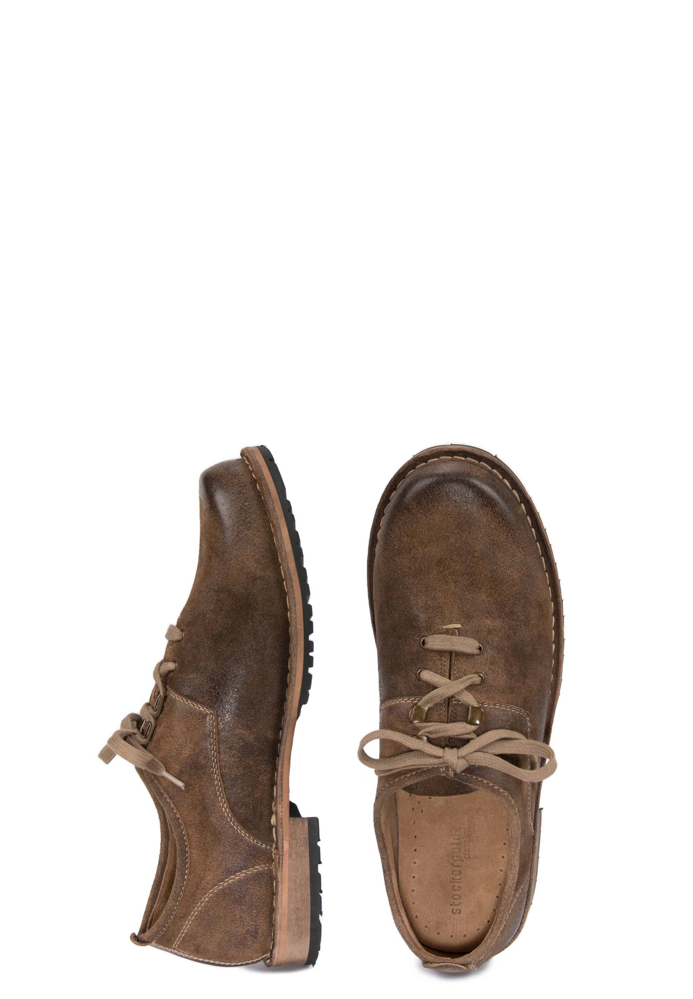 STOCKERPOINT Lace-Up Shoes 'Marvin' in Brown