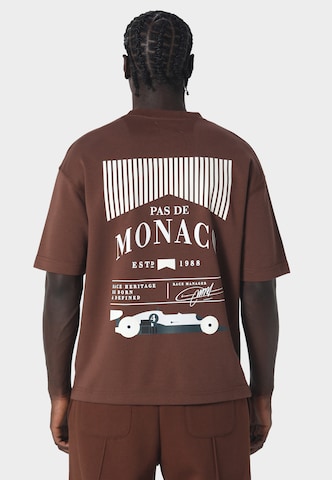 Pas De Monaco Shirt 'Circa' in Bruin: voorkant