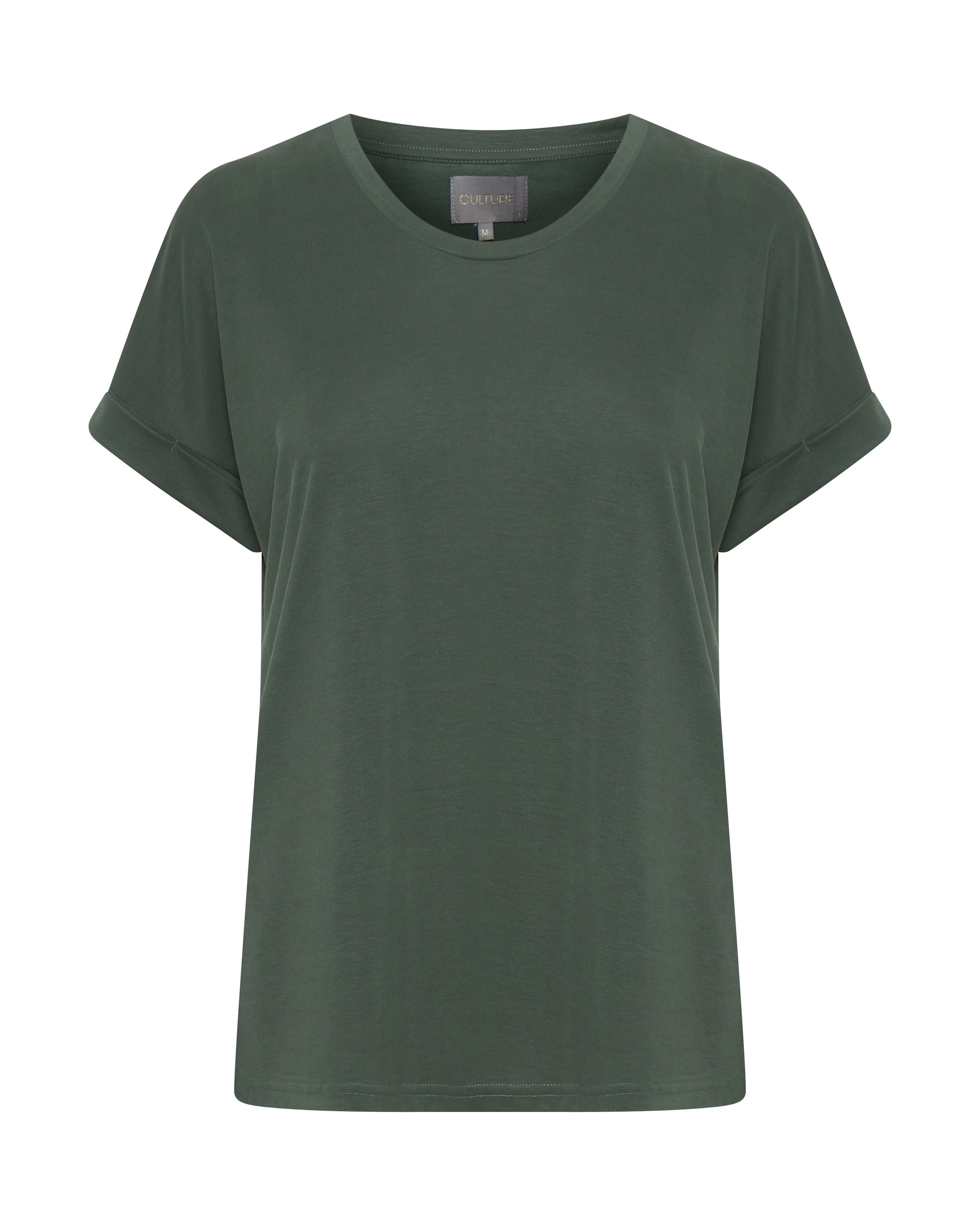 CULTURE - Camiseta en verde: frente