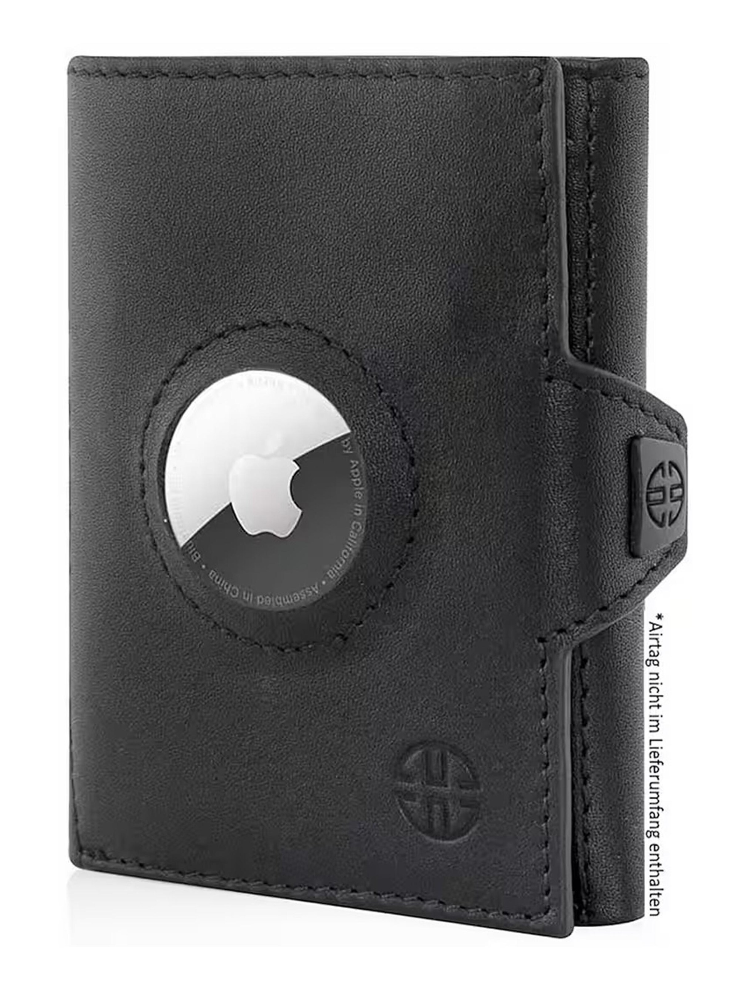 Trusador Portemonnaie 'Verona AirTag'‌‌‌‌‌‌ in Schwarz: Vorderseite