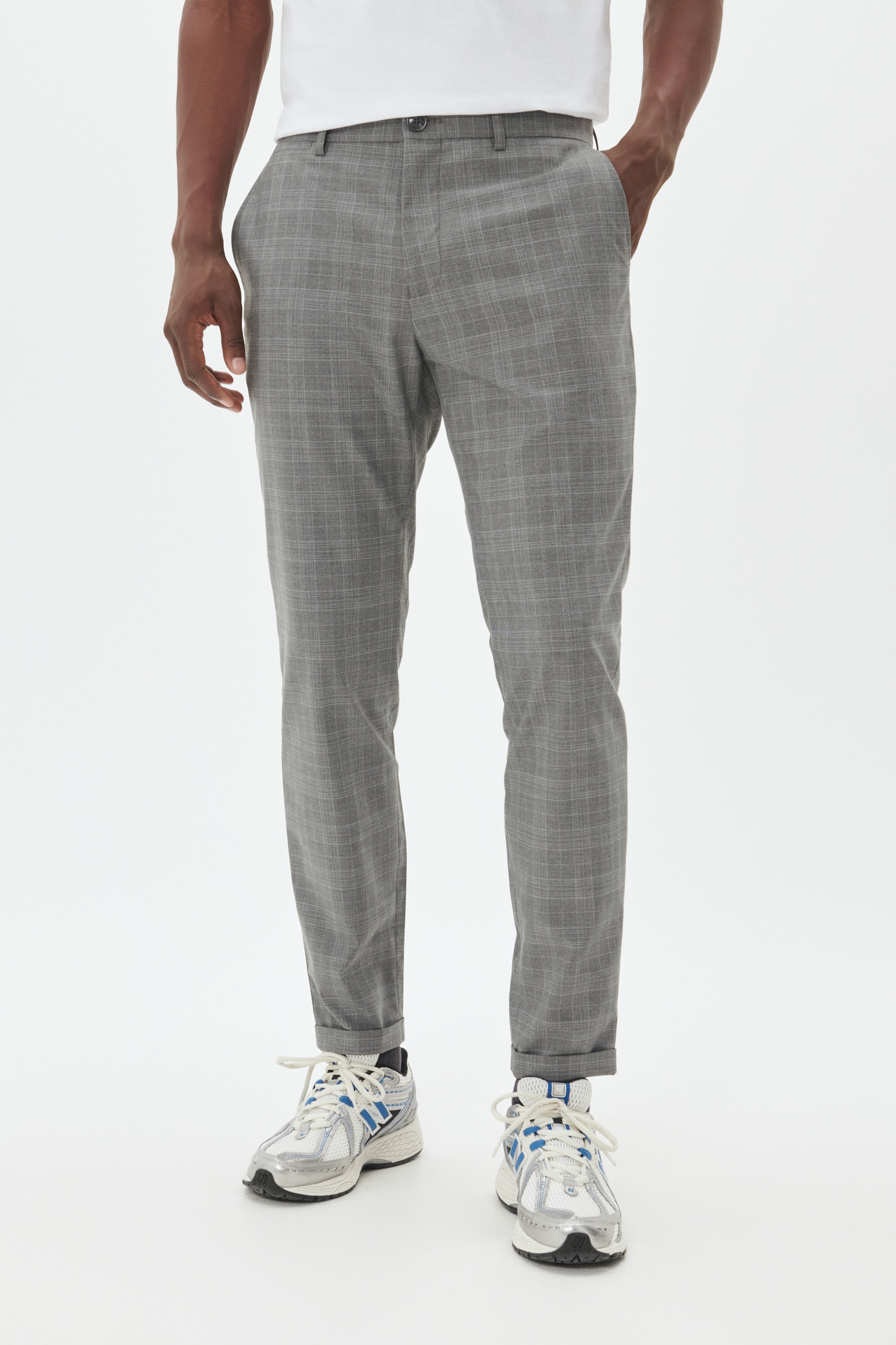 Matinique Regular Hose 'Liam' in Grau: Vorderseite