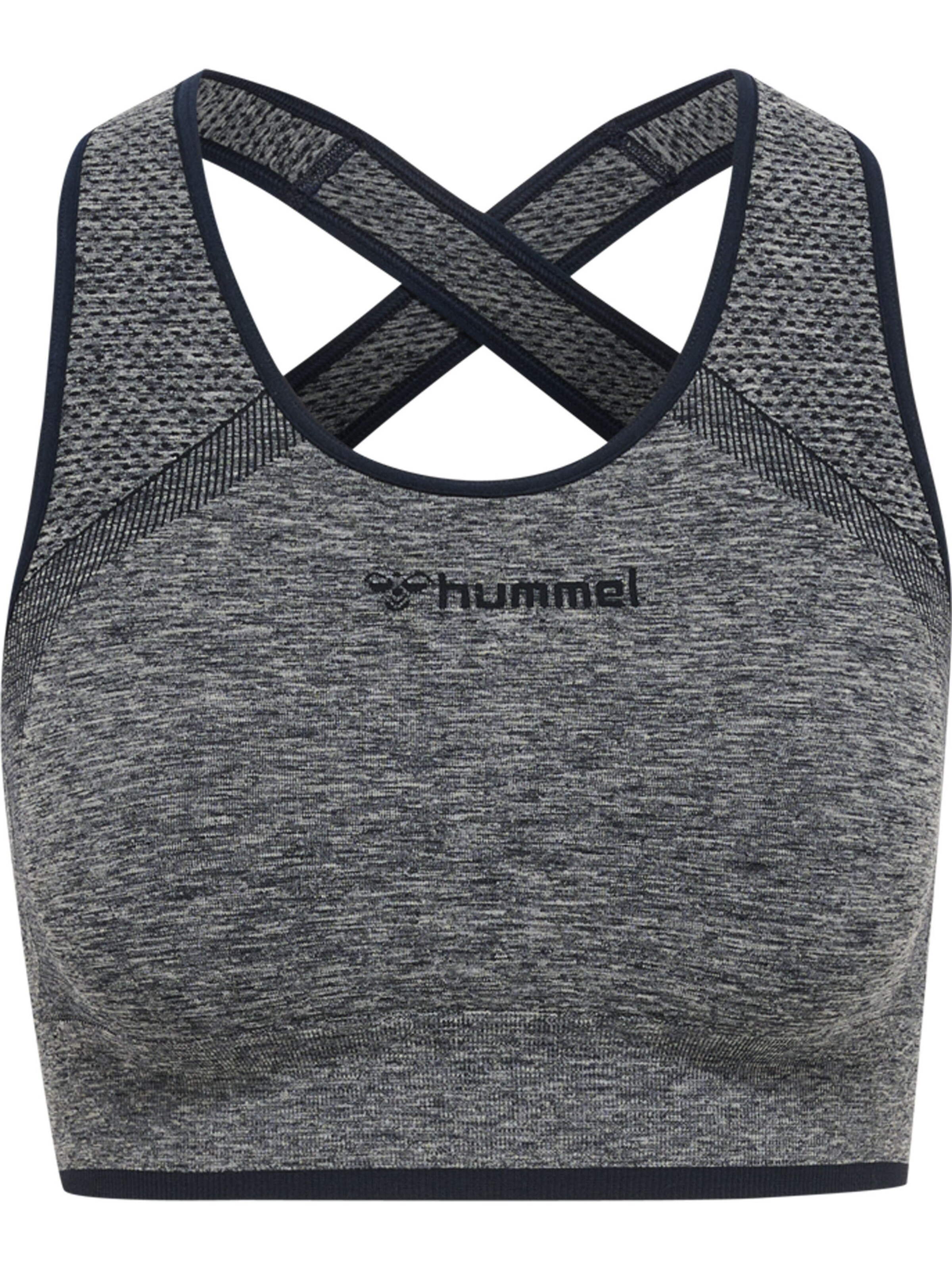 Hummel Bustier Sports-BH i blå: forside