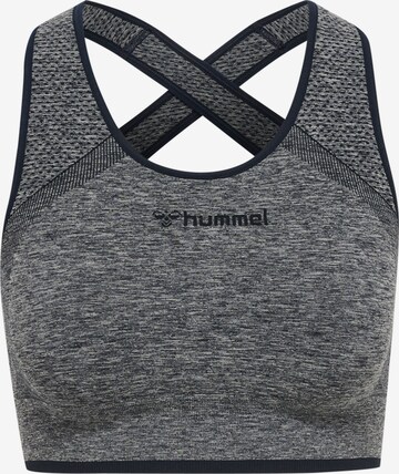 Hummel Sports Bra in Blue: front