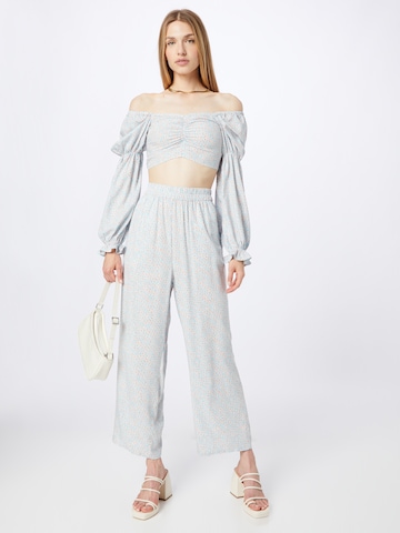 Monki Loose fit Trousers in Blue