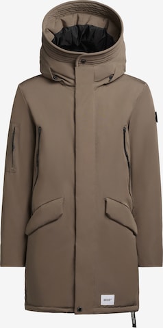 khujo Zimný kabát - Hnedá: predná strana